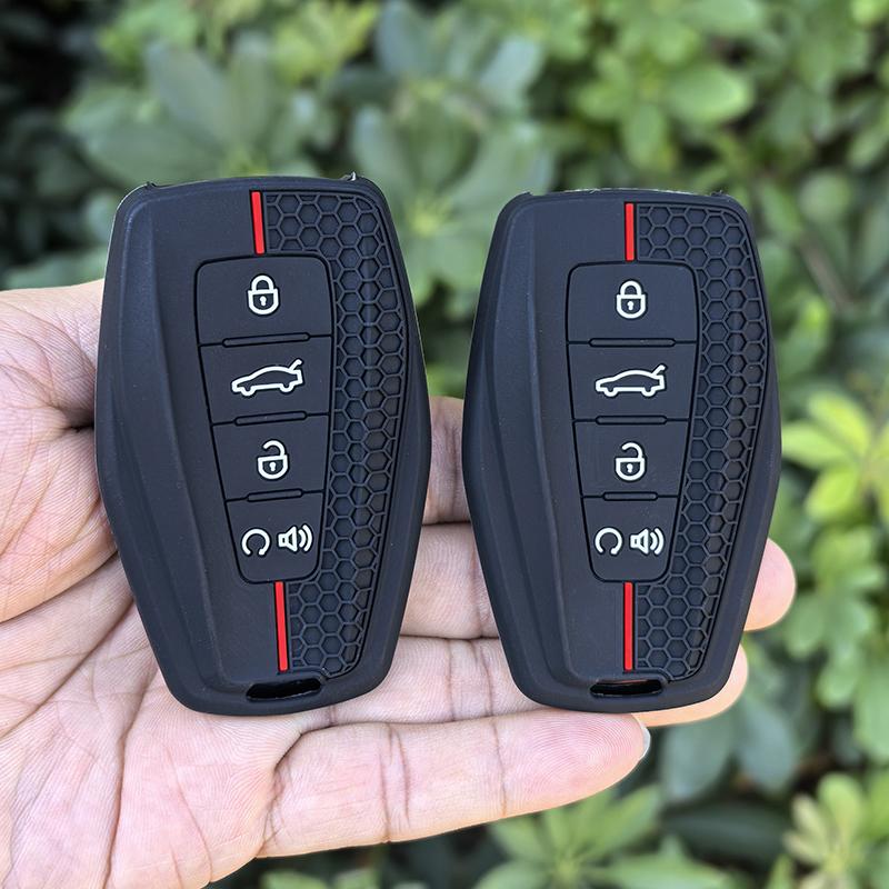 Silicone Car Smart Key Cover For Geely Coolray X6 Geometry C Emgrand Global Kulrey Hawk Gx7 Okavango Remote Auto Accessories
