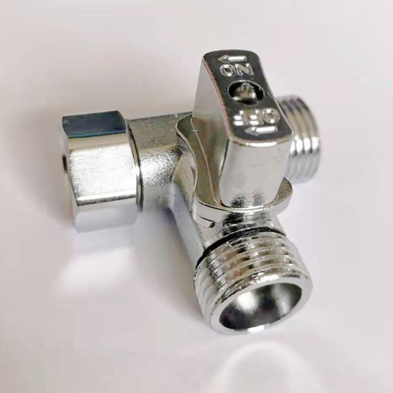 Badkamer Wateraansluiting Hoek T-stuk Bidet Adapter Superieure Afdichting Handige Wateraansluiting Installatie Accessoires