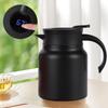 316 Stainless Steel Insulated Stewing Teapot with Temperature Display, Water Separation, and Customizable Patterns - Large Capacity.