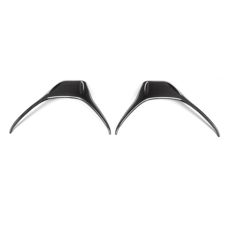 Real Dry Carbon Fiber Sticky Seat Backrest Cover for Benz C Class C63 Sedan A Class AMG CLA Class AMG GLA Class AMG 2014-2019