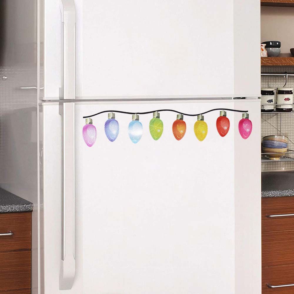 Exterior Accessories Car Styling Decoration Car Magnetic Reflective Decal Christmas PVC Stickers