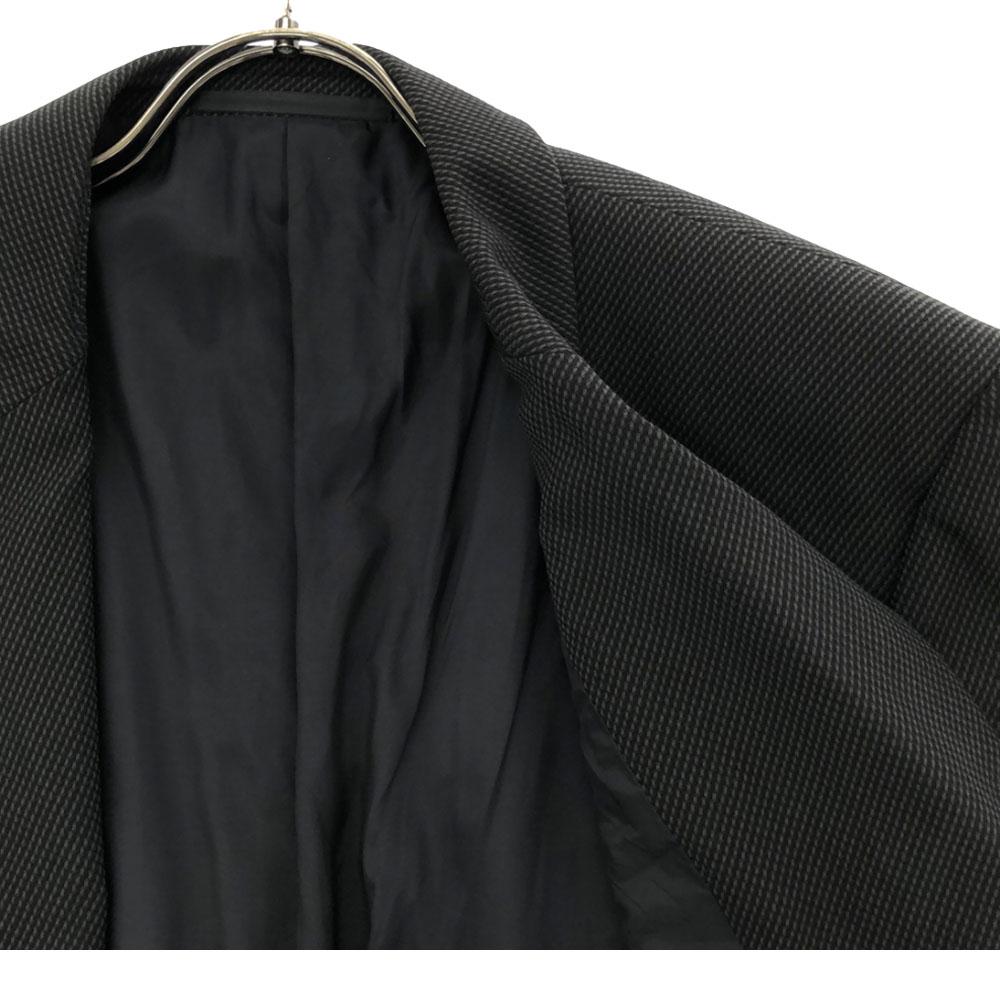 Armani Collezioni Garnitur Made in Italy z mieszanki wełny Czarny Męski Używany