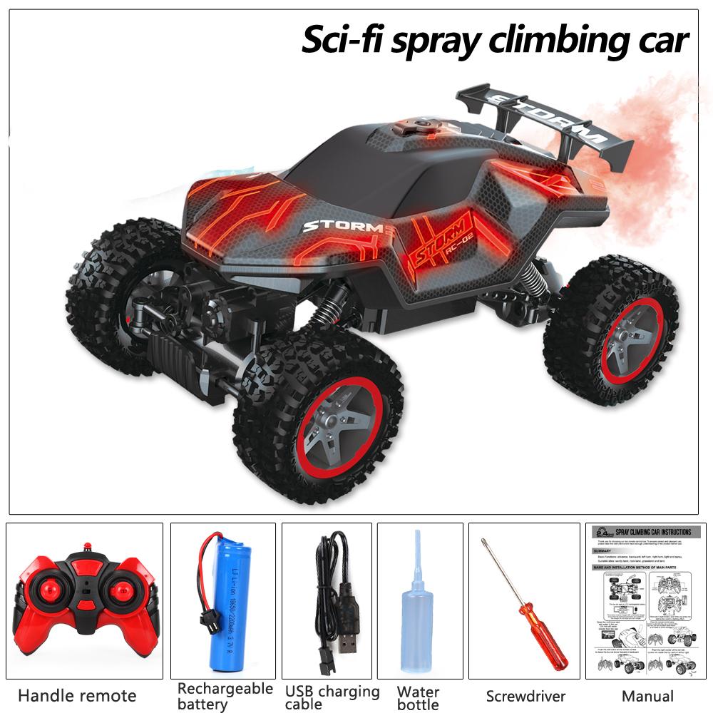 

1:16 RC Car 2.4G Four Wheel Drive High-Speed Remote Control Drift Racing Car With LED Lights 4WD RC Car Model Toys for Boys Kid