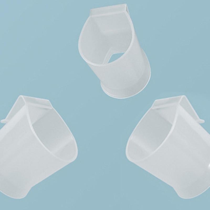 2 Pieces Multipurpose Fridge Door Mounted Storage Racks Portable Sturdy PP Materials for Home Organization Use