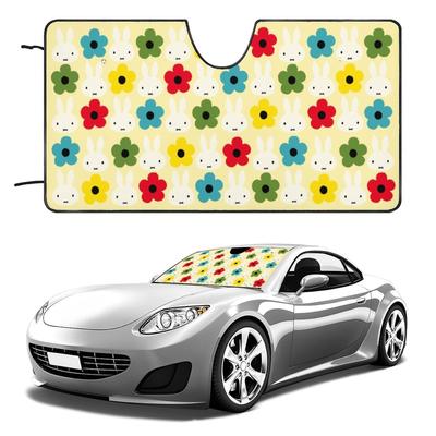 Miffy Niedlicher Sonnenschutz für die Vorderseite, Lichtblockierung, Hitzeschutz, Auto-Absaugung, UV-Schutz, Verschiedenes, Auto-Innenraum-Sonnenschutz, Design und Isolierung, Sonnenschutz, 130 x 70 cm, Becher, Schutz,