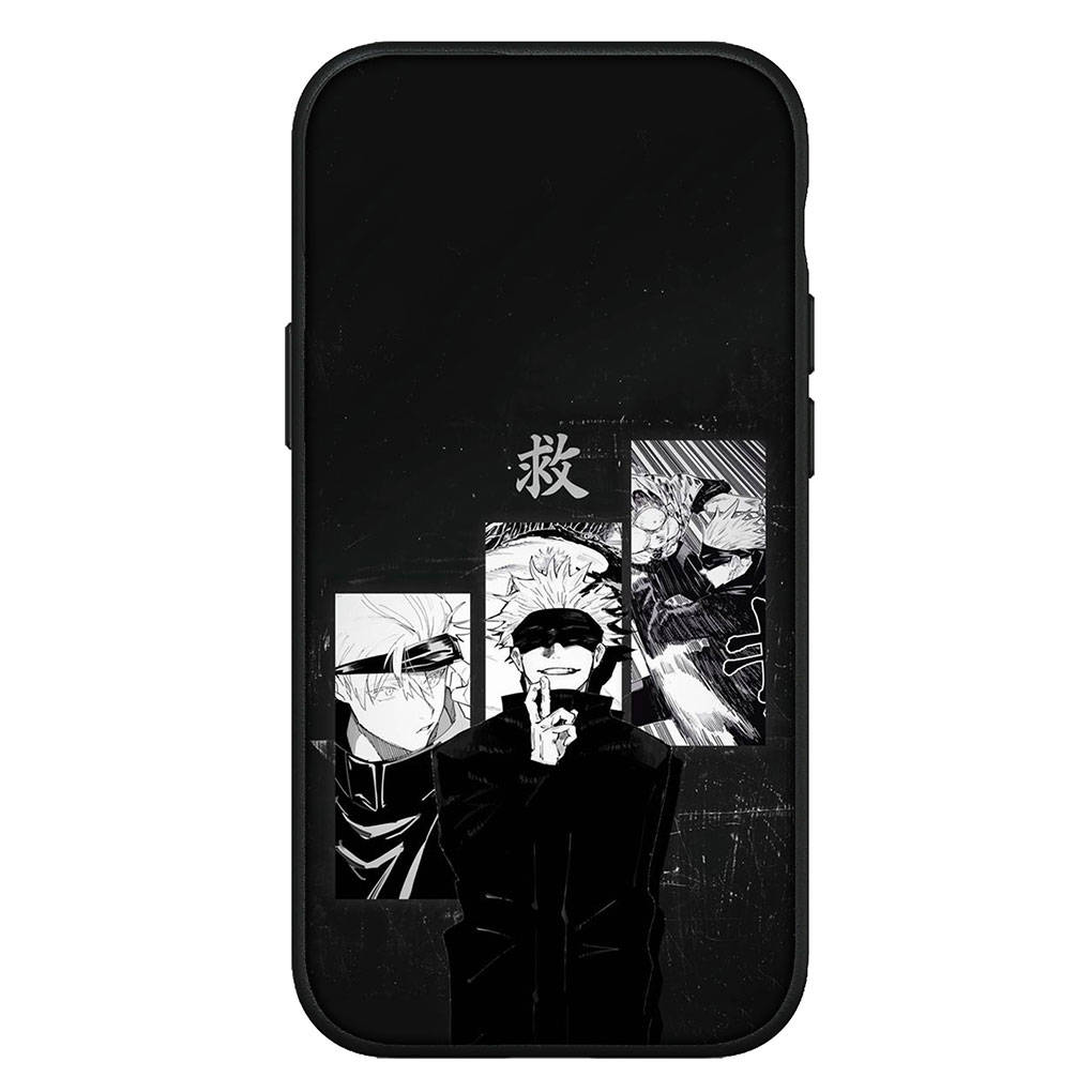 Für iPhone 16 15 Xiaomi Redmi Note 14 13 12 11 Pro Max X 16e Samsung Galaxy S25 S24 S23 Moto OPPO Huawei Jujutsu Comics Gojo Satoru Kaisen Handyhülle