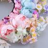 Bridal Garlands Florals Crown Wedding Flower Headband Beach Wreath Hairband Girls Hair Accessory Women Head Hoop Props