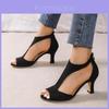 Roman Sandals For Women With Open Toe And Back Zipper Summer Footwear