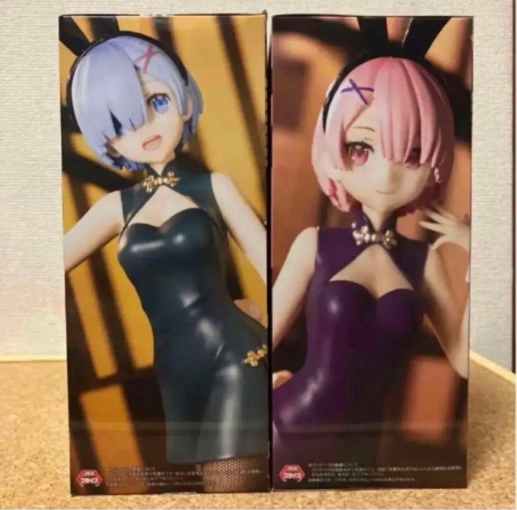 [USED] Re:Zero Ram and Rem 4 Figures *BiCute Bunnies
