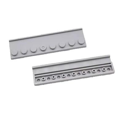 10PCS 30586 Blocks Accessories Bricks 8x2 with Slotted Door Track Technology Building Part MOC Toys DIY Christmas Gift