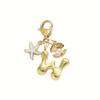 Retro 26 Letters Keychain Bubble Alphabet Initial Keyring Unique Backpack Pendant  Daily Decor
