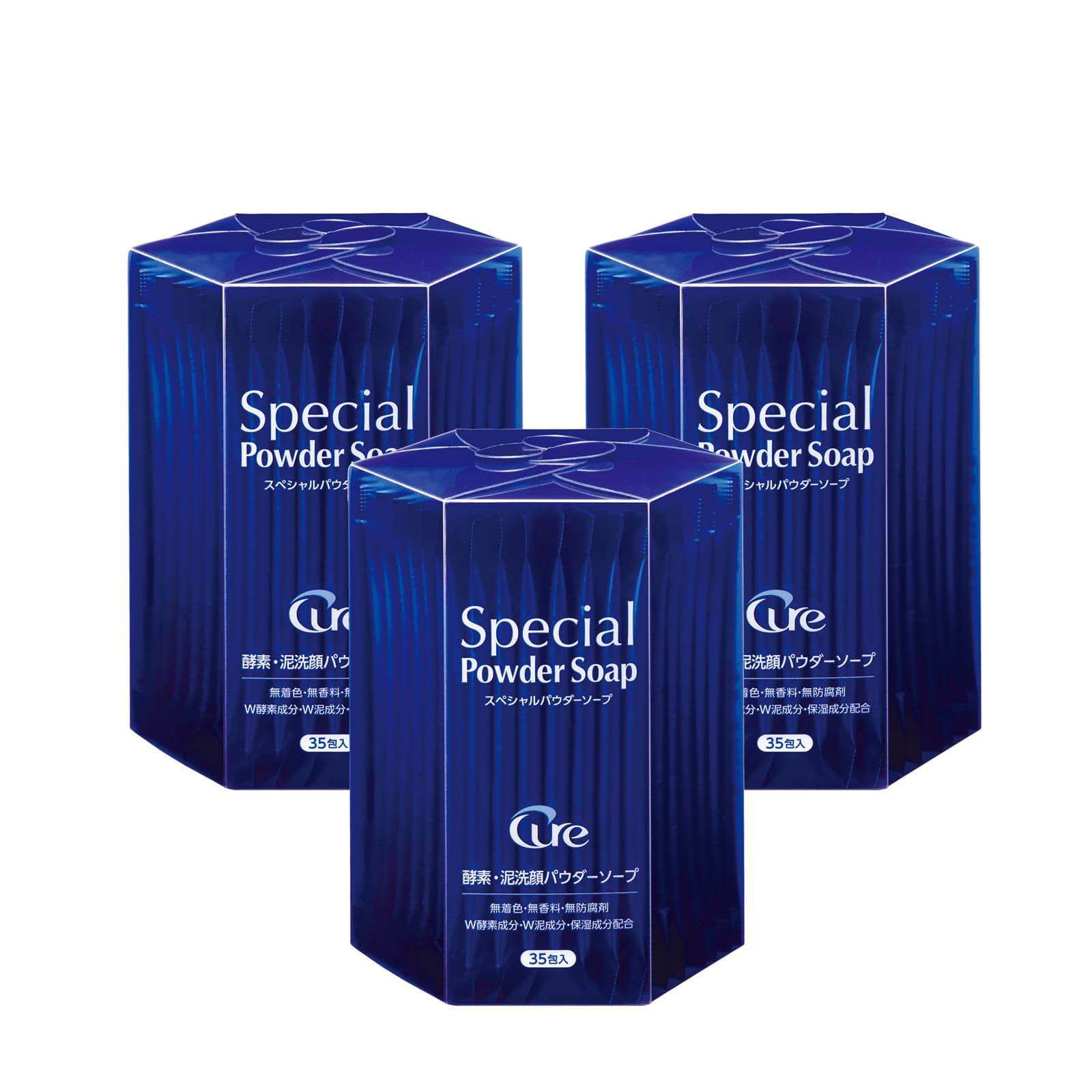 

Cure Special Powder Official Cure x 35 3 boxes Soap, Product, 0.6g packets,