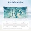 Ocean Waves Sun Theme Quick Dry Beach Towel Custom Name Text Print Large Sand Resistant Towel Beach Vacation
