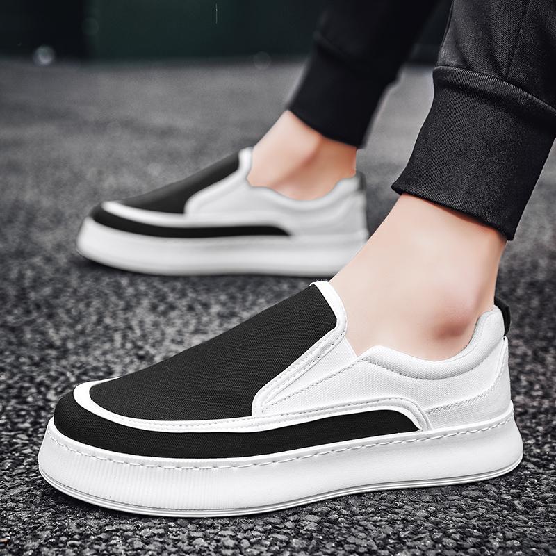 Trend Canvas Men’s Shoes Summer Comfortable Slip On Walking Sneakers Men Espadrilles Fisherman Shoes Male Fashion Men Loafers