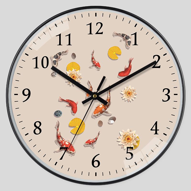 12 cali 30 cm Cichy zegar ścienny, Kreatywny i modny, Nowoczesny zegar domowy, Prosty zegar do salonu
