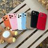Luxury Camellia Leather Texture Phone Case for iPhone 17 Pro Max & 16, Autumn/Winter Edition