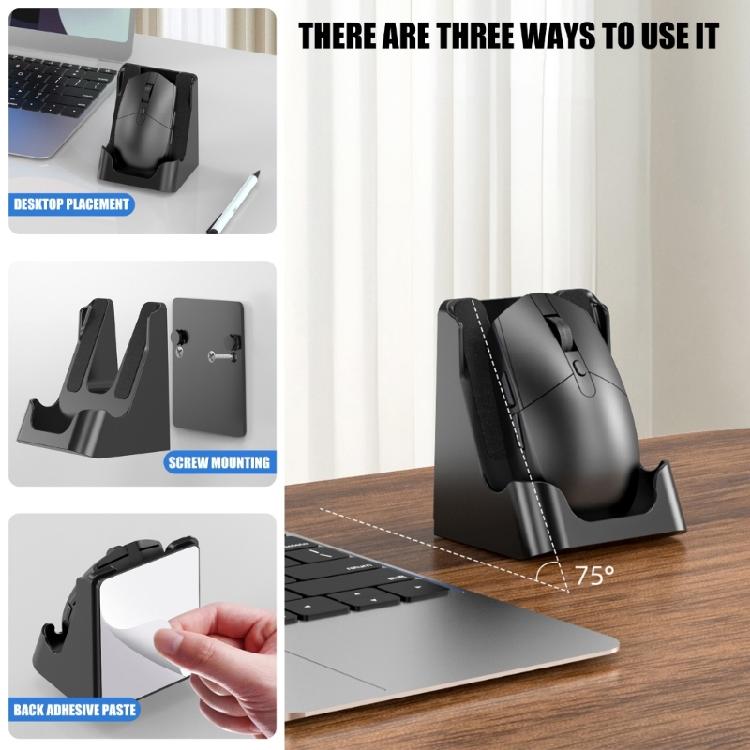 Minimalist Mouse Wall Mount Holder For Gaming Room Or Office Comes In Two Color