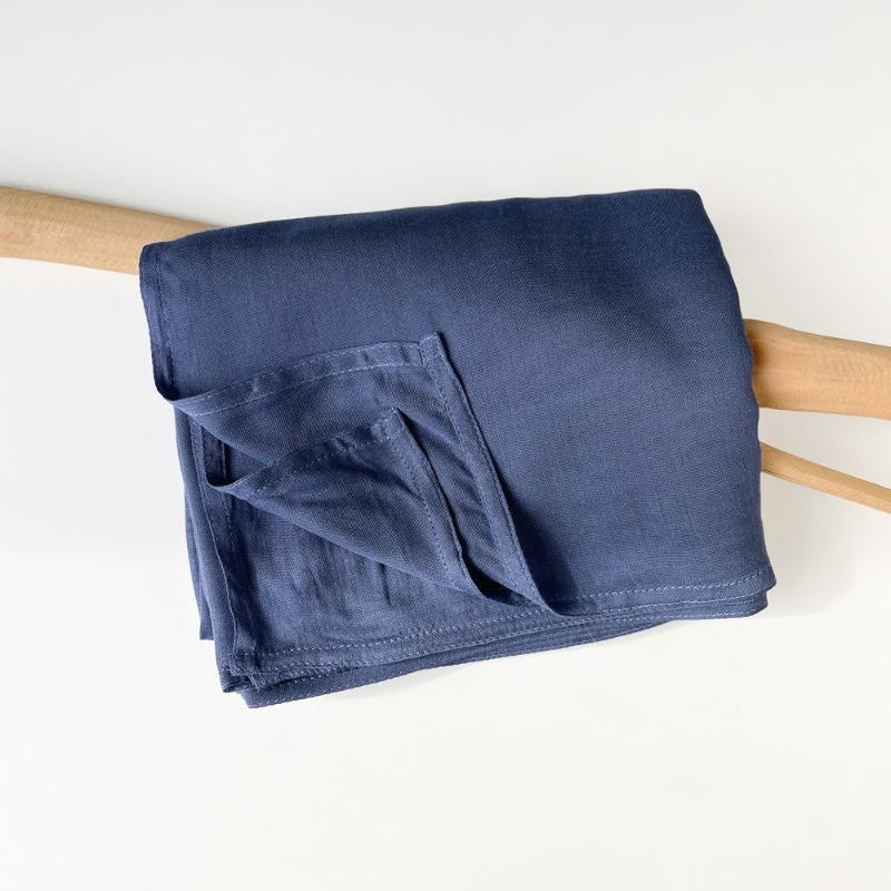 Summer cotton and linen scarf solid color simple sunscreen shawl women's high-end silk scarf yarn headscarf