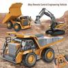 Kids' 2.4G RC Alloy Excavator Toy Bulldozer Model