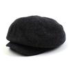 Universal Chemistry Deep Charcoal Wool Newsboy Cap