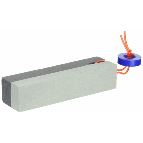 KONYO SUN UP Double-Sided Sickle Whetstone, Gray, 16 X 4 X 3.1 Cm