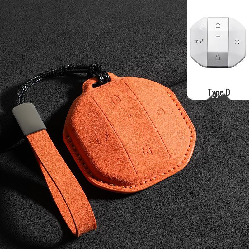 Jetour X70/X70Coupe/X90/X95 Premium Suede Key Case & Buckle