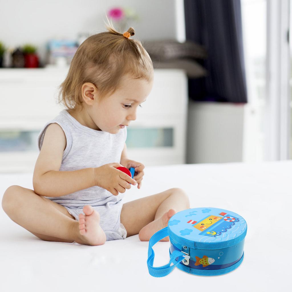 1Set Hand Drum Set for Toddlers Educational Musical Instrument Develop Coordination and Rhythm Skills Hand Drums for Kids