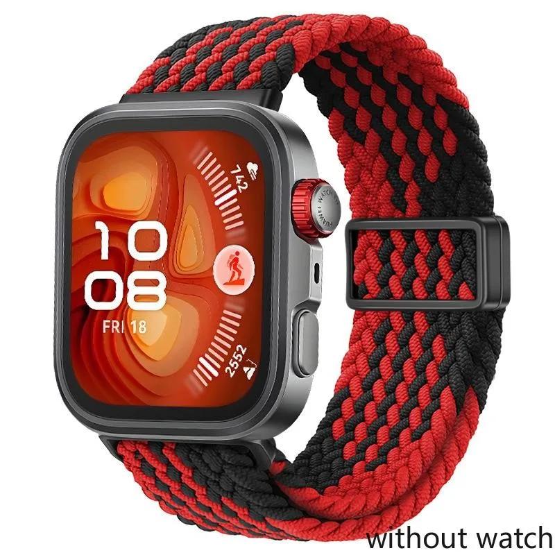 Nylon Magnetic Strap for Huawei Watch Fit 4/3 Braided Breathable for Huawei Watch Fit 4 Pro Sport Bracelet Watchband Accessories