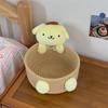 Cute Cat Shaped Storage Basket Kawaii Desktop Organizer For Snacks Cosmetics Girls Room Decor Pastel Home Decor