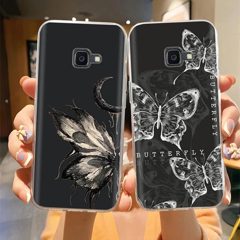 For Samsung Xcover 4 4s Phone Case Butterfly Soft Clear Slim Silicone Back Cover For Samsung Galaxy X Cover 4 4s Shell Funda