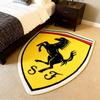 For Ferrari Irregular Shaped Bedside Carpet Imitating Cashmere Blanket Carpet For Living Room Bedroom, Kids Room,e-sports Room