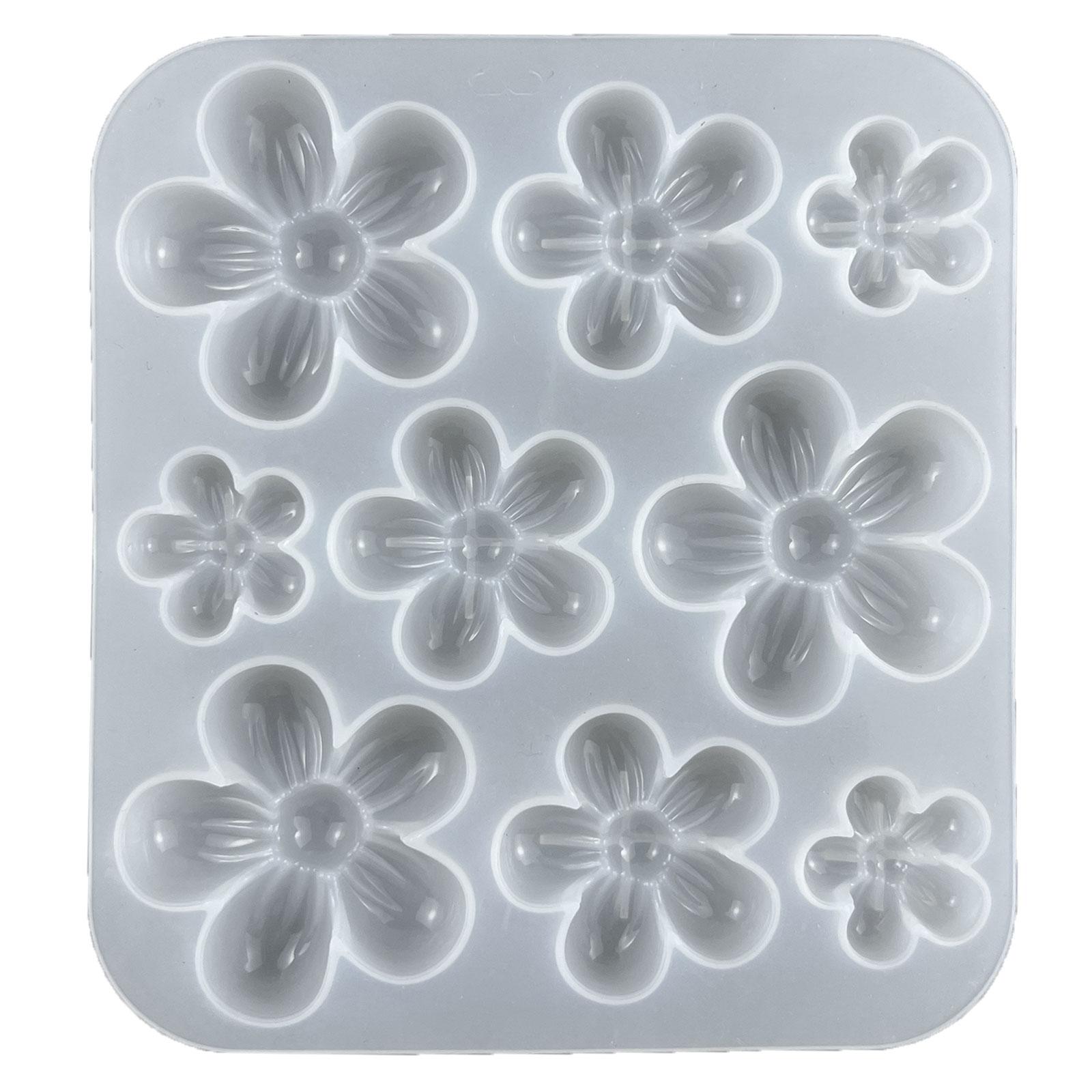 

Форма из смолы для цветов 3D Вишневый цветок Силиконовые формы DIY Ожерелье Серьги Изготовление ювелирных изделий Ароматические гипсовые диффузоры Формы A