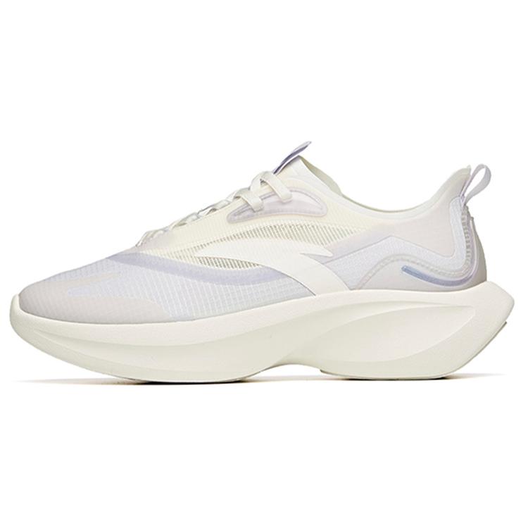 

New Anta Leaf 1.0 Wear Resistant Slip Resistant Low Top Running Shoes Women s Purple White 922125520-3 36.5