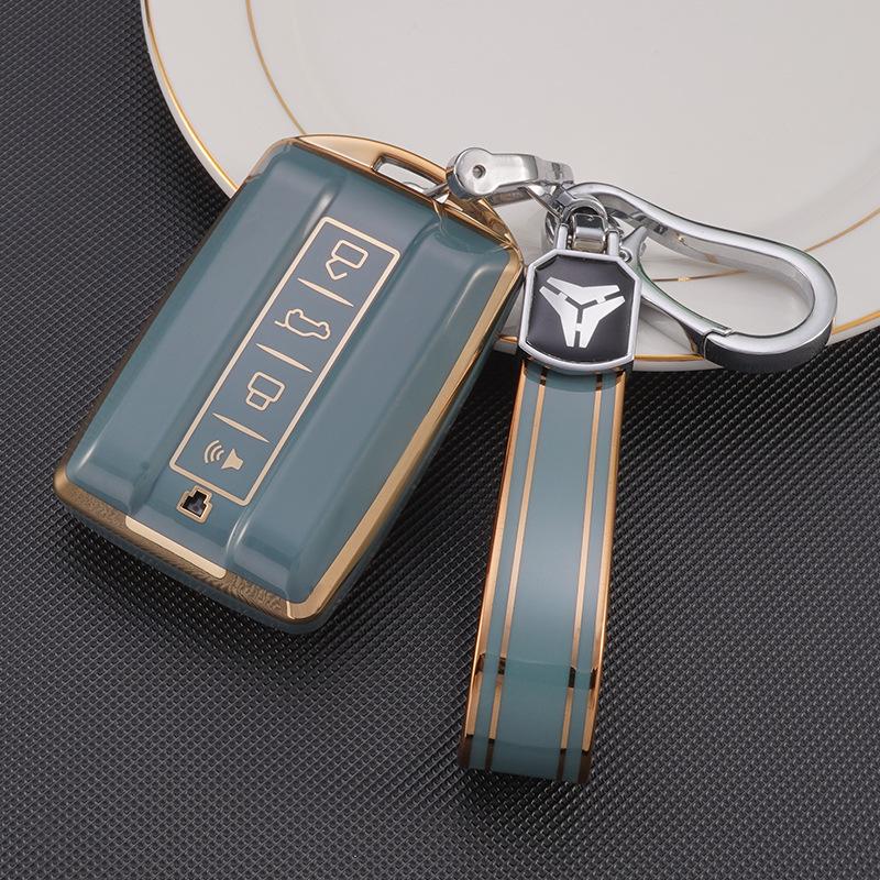 Great Wall Tank 300 & 500 Cyber Car Key Case with New Wey Logo and Buckle Bag.