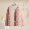 2026 Autumn and Winter New Cloud Light Down Jacket Women's Short Light Down Liner Crew Neck Casual Jacket Jacket