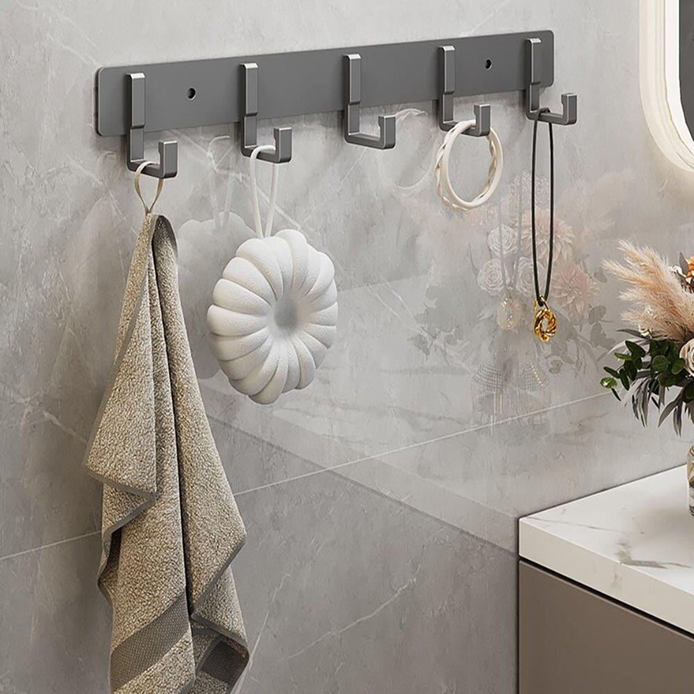 Kitchen and bathroom hangers load-bearing adhesive hooks strong adhesive towels bathroom walls without perforations wall mounted
