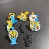 Classic The Simpsons Brooch: Maggie & Homer Cartoon Badge