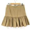 SEE BY CHLOE Mini spódniczka z falbaną USA2/I38 Beżowa Bawełna Agent Japonia(UŻYWANY)