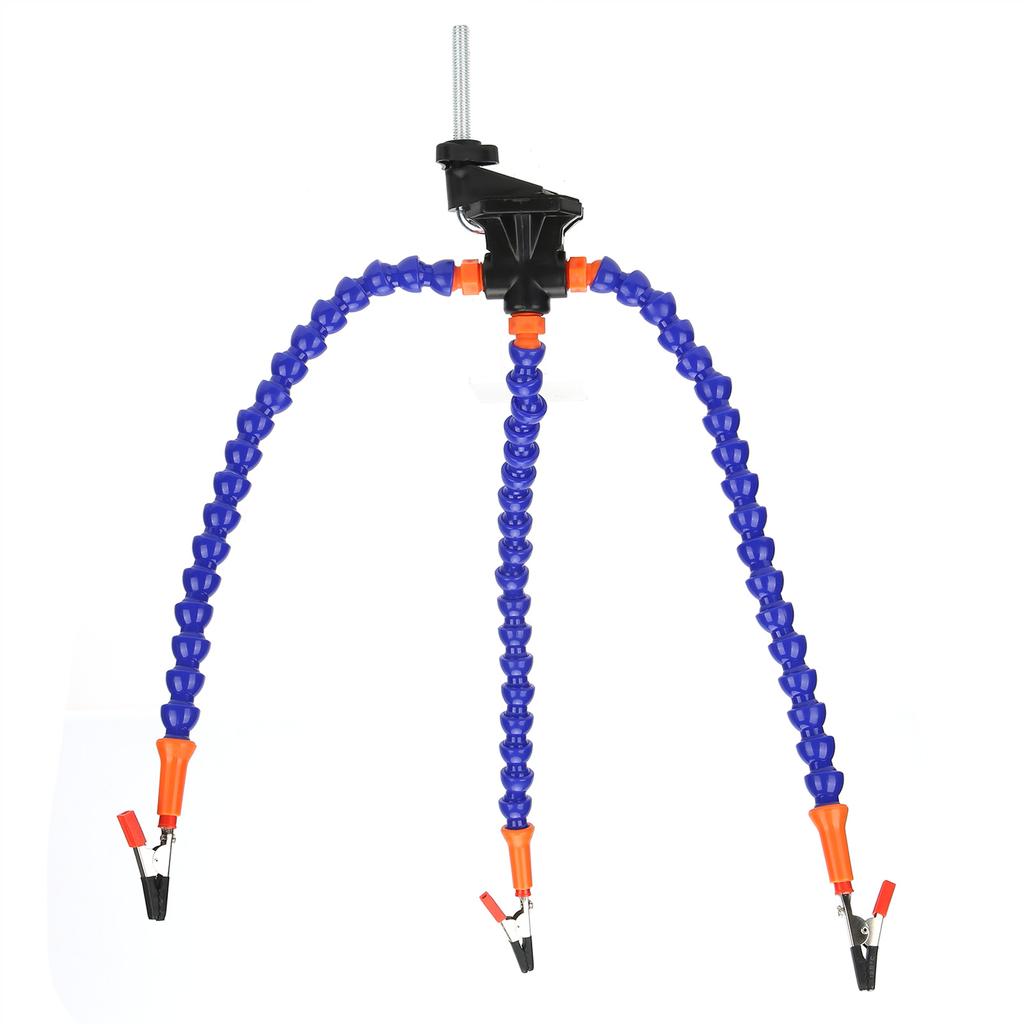 Arm Soldering Tools 3 Flexible Helping Hand Clamp with Aluminum Alloy Welding Fixed Base