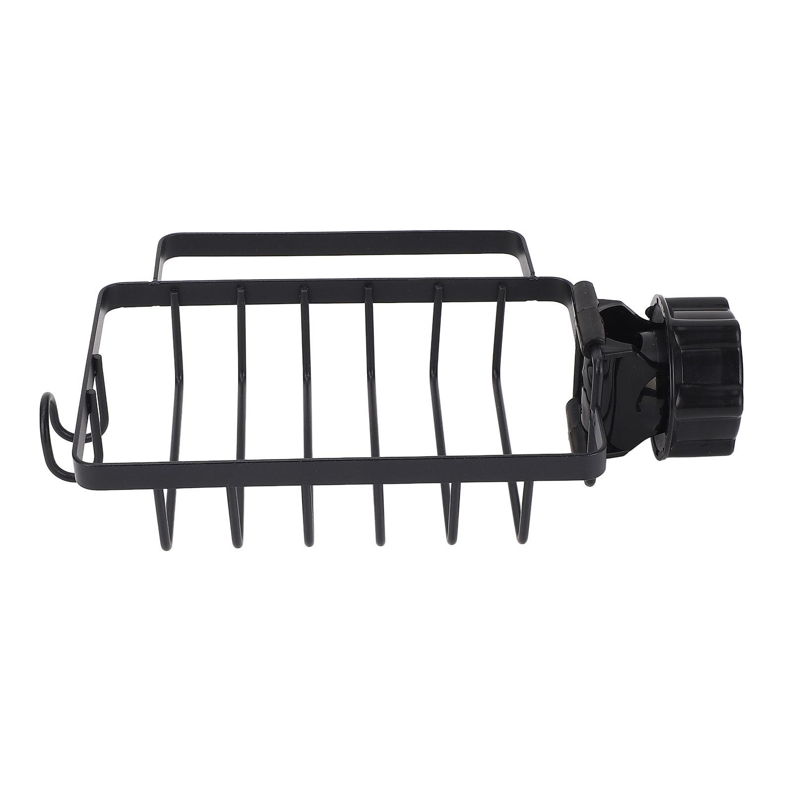 

Kitchen Sink Faucet Organizer Carbon Steel Multi Function Drainage Faucet Drain Rack for 2.2 To