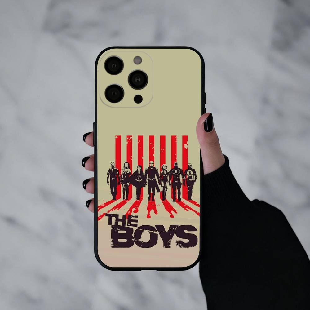 The B-Boys-S TV Show Phone Case For iPhone 17pro,16,15,14,13,12,11 Plus,Pro Max,XS,Soft Silicone Black Cover