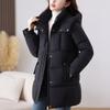 Fashion Women Winter Coats Hooded Loose Thick Warm Long Parkas Female Jackets