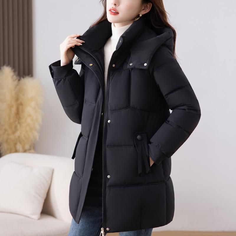 Fashion Women Winter Coats Hooded Loose Thick Warm Long Parkas Female Jackets