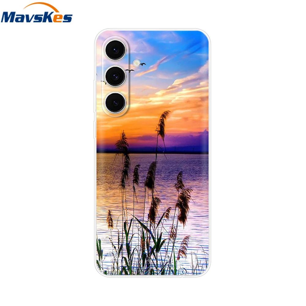 Soft Clear TPU Case For Samsung S24 FE Case Silicon Bumper Shockproof Back Cover For Samsung Galaxy S24 FE Ultra Plus S24FE S24+