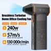 Brushless Turbofan 13W High-Power Motor Lightweight Portable Design High-power Driver Fan Home Office Cooling Fan