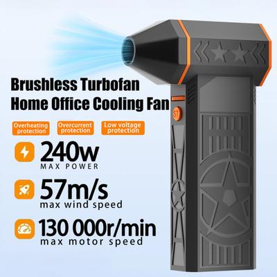 Motor Turboventilator Fără Perii 13W Putere Mare Design Portabil Ușor Ventilator cu Driver de Putere Mare Ventilator de Răcire pentru Casă Birou