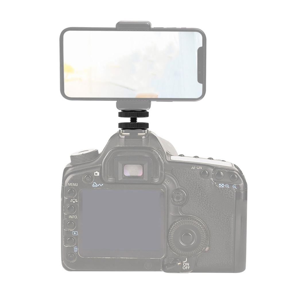 Hot Shoe to 1/4 Adapter Camera Hot Shoe Mount Adapter Flash Shoe to 1/4"-20 Male Post Adapter for DSLR Camera Gopro 12 DJI Rig