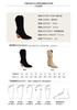 Large Size - Medium Short Boots High Heel Pleated Women's Boots Martin Boots Western European and American