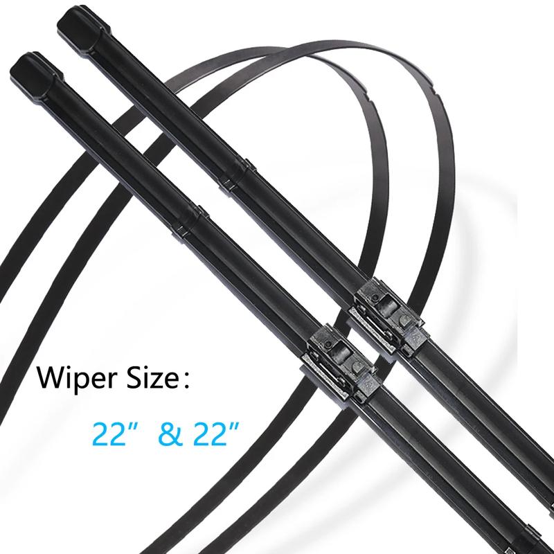 Car Front Wiper Blades For Mercedes Benz GLC Class X253 C253 2016- Durable Slient Windscreen Window Wipers Accessories Tools