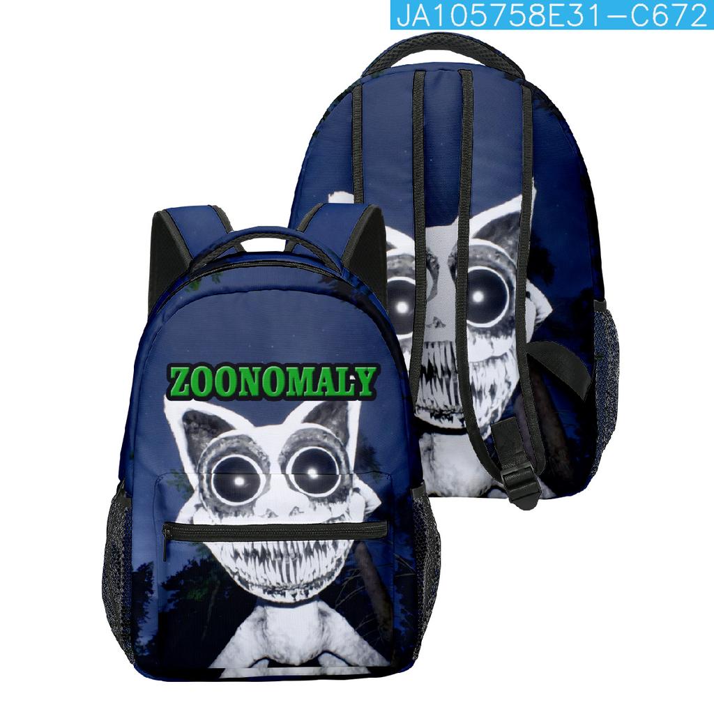 Cartoon Popular Funny Zoonomaly student Bookbag Notebook Backpacks 3D Printed Oxford Waterproof Boys/Girls Travel Backpacks